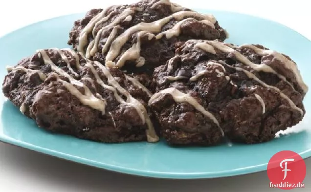Glutenfreie knusprige Fudge Cookies