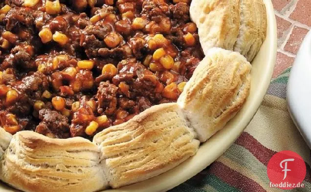 Sloppy Joe Casserole mit Keksen