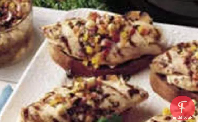 Gegrilltes Hähnchen mit italienischer Salsa