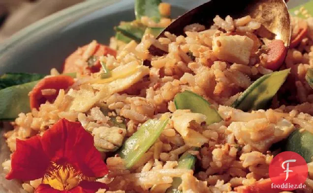 Vegetarischer gebratener Reis
