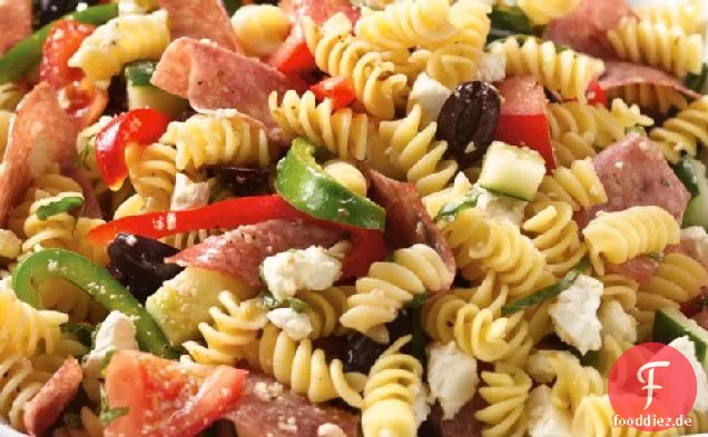 Nudelsalat nach griechischer Art