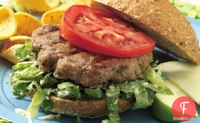 Gegrillter Caesar-Türkei-Burger