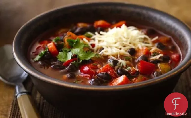 Black-Bean-Chili mit Koriander