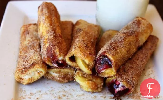 Französisch Toast Roll-Ups