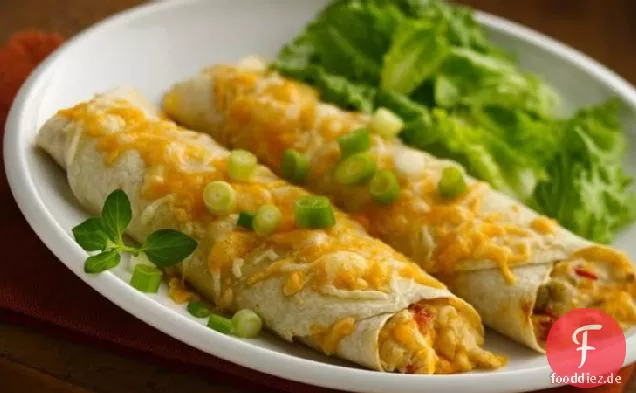 Einfache Hühnchen-Käse-Enchiladas