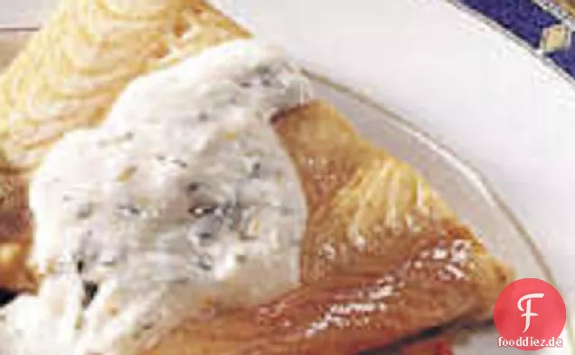 Lachs mit Minzsauce