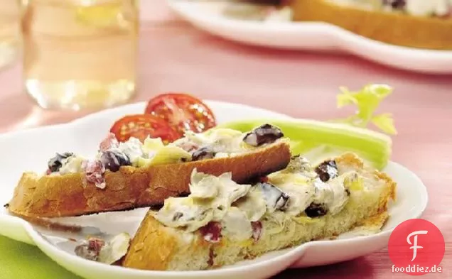 Artischocken-Bruschetta vom Grill