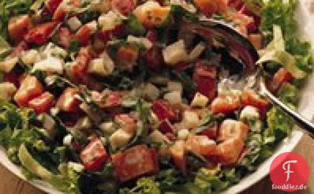 Sunchoke und Spinat-Salat