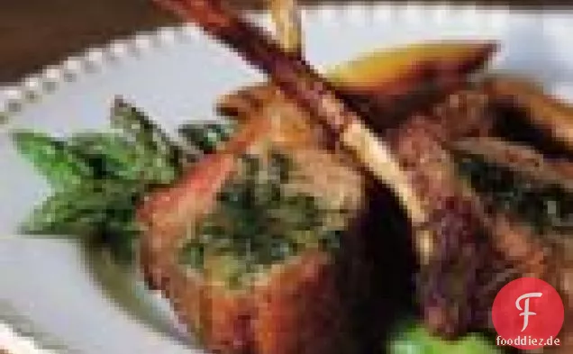 Lammrücken mit Minzsauce