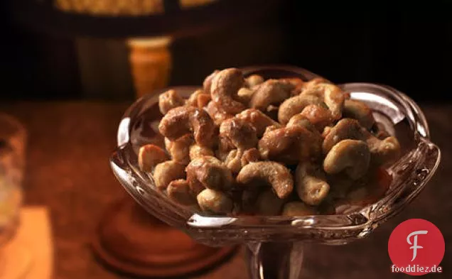 Honigte Cashewnüsse mit koscherem Salz