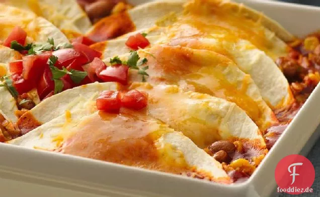 No-Roll-Mexikanische Reis-Enchiladas