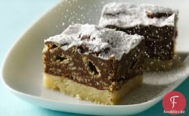Schneebedeckte Crunch Bars