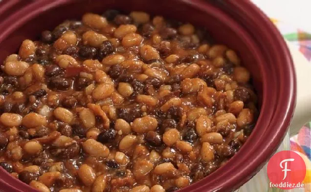 Gegrillte Bohnen im Texas-Stil