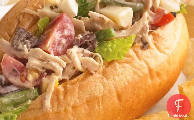 Hähnchen-Niçoise-Salat-Sandwiches