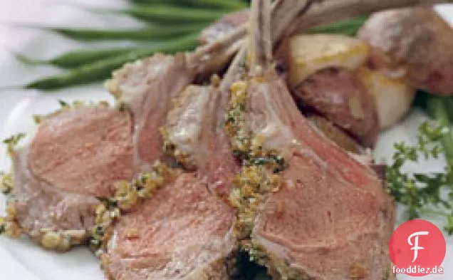 Herb-verkrustete Rack Von Lamm