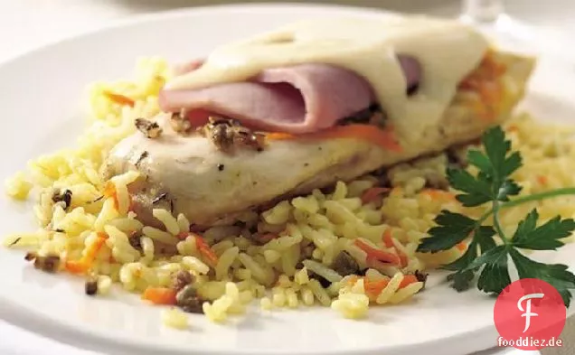 Hühnchen-Cordon-Bleu-Auflauf