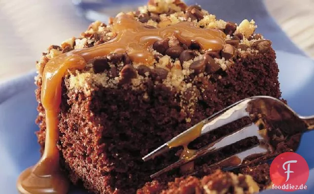 Nussige Schokolade Chip Picknick Kuchen