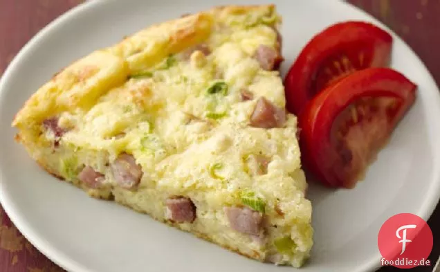 Unglaublich einfacher Schinken und Schweizer Kuchen