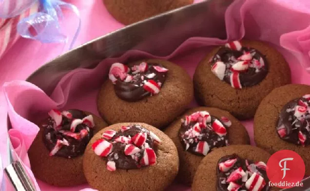 Espresso Thumbprint Cookies (Cookie Austausch Menge)