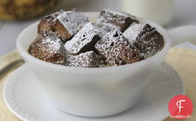 Bananen-Brot-Brot-Pudding