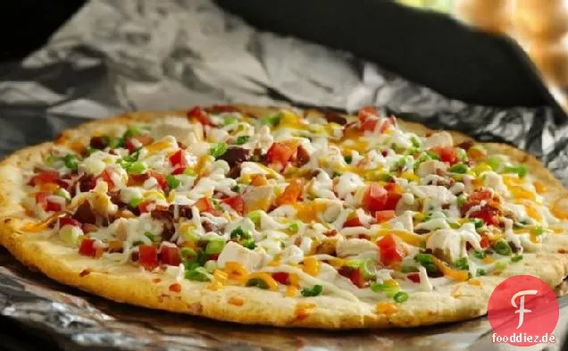 Grilled Chicken n' Bacon Ranch Pizza