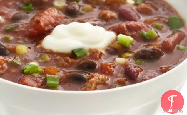Skinny Salsa-Rindfleisch-Chili