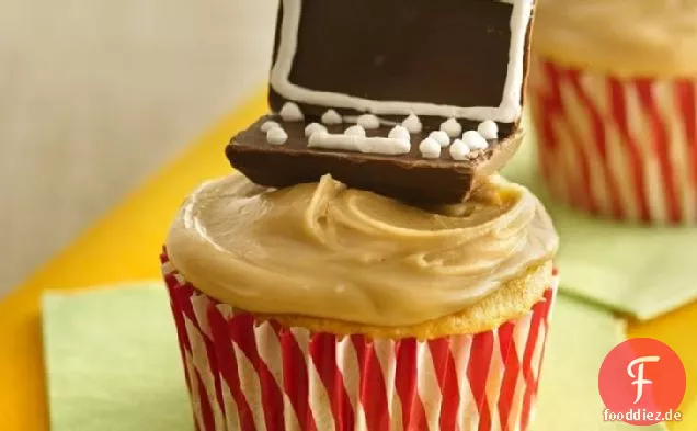 Schultage Apfelmus Cupcakes