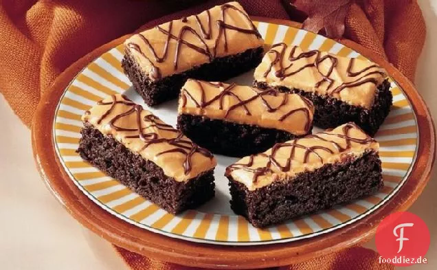 Orange-Frischkäse-Brownies