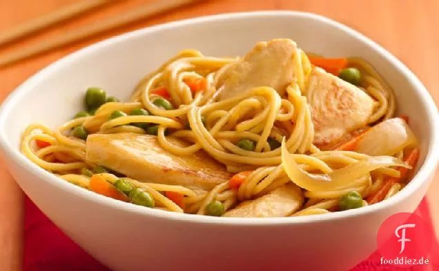 Stir-Fry Huhn und Gemüse