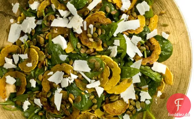 Gebratener Delicata Squash Salat