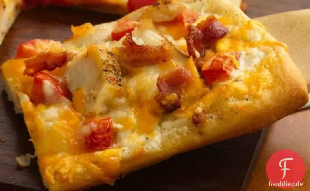 Huhn und Speck Ranch Pizza