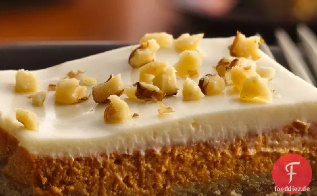 Kürbis-Käsekuchen-Quadrate