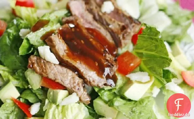 Asiatischer gegrillter Steaksalat mit Manchego