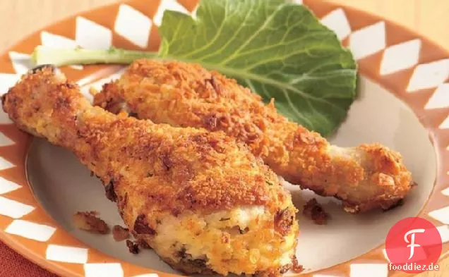 Gebratener Knoblauch ofengebackenes Huhn