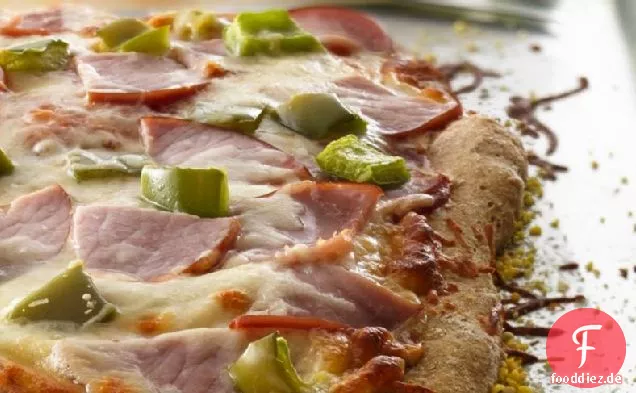Kanadischer Speck-Vollkornpizza