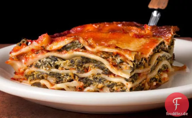 Einfache Spinat-Lasagne
