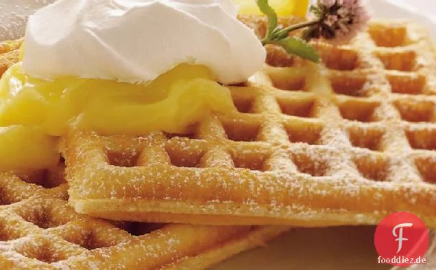 Zitronen-Sahne-Torte-Waffeln