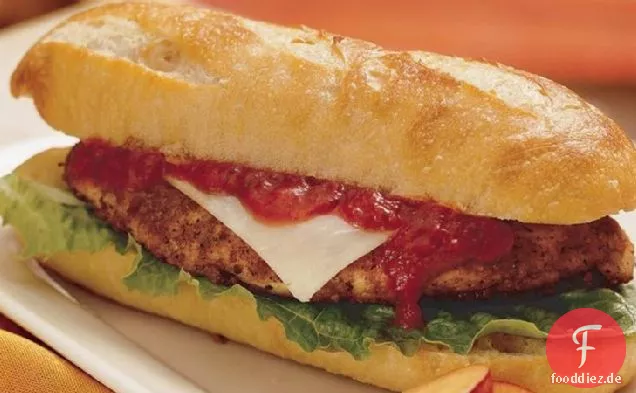 Schnelle Italienische Hühnchen-Sandwiches