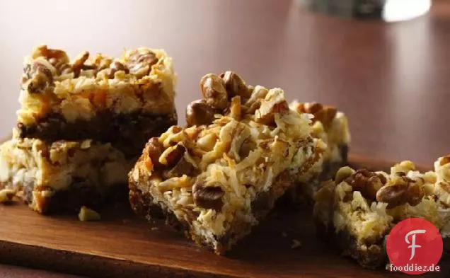 Glutenfreie Schokolade Chip Cookie Schicht Bars