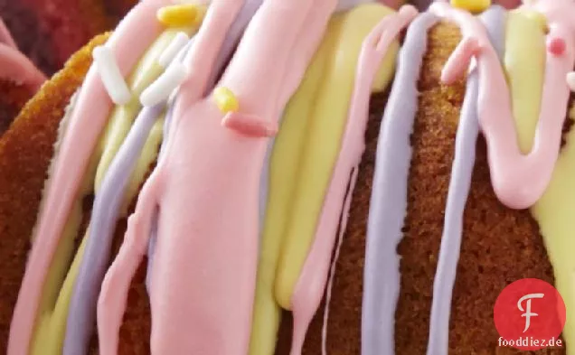 Regenbogen Ring Ostern Korb Kuchen