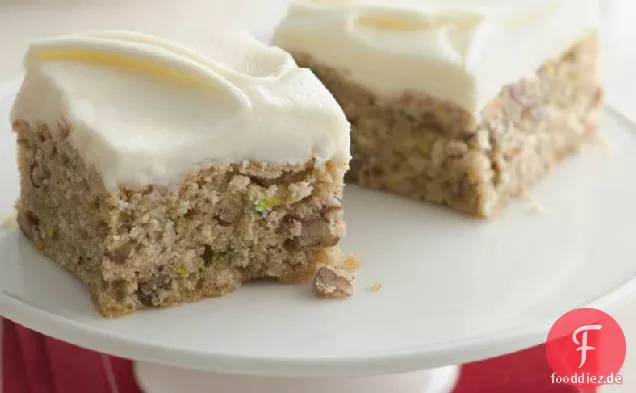 Zucchiniriegel mit gebräunter Butterglasur