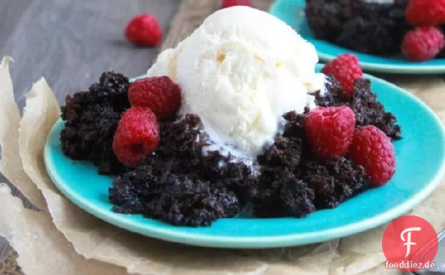 Slow-Cooker Gooey Schokoladenpudding Kuchen