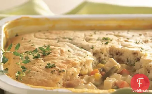 Chicken Pot Pie mit Kräuterkruste