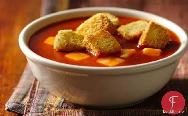 Gegrillte Käse-Tomaten-Suppe