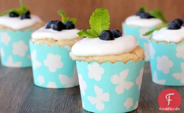 Dünne Vanilleschote Cupcakes