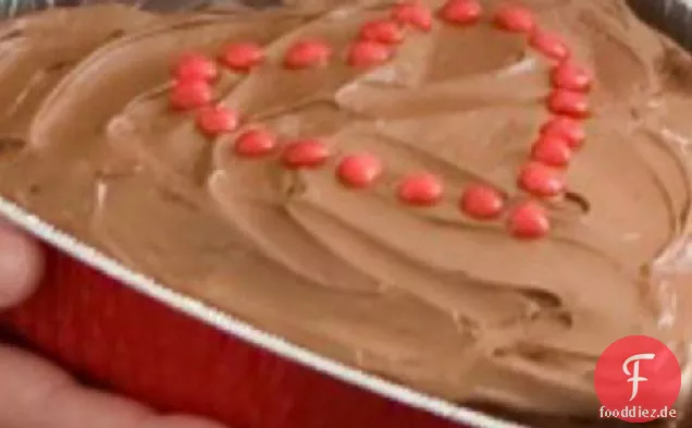 Schokoladen-Herz-Kuchen