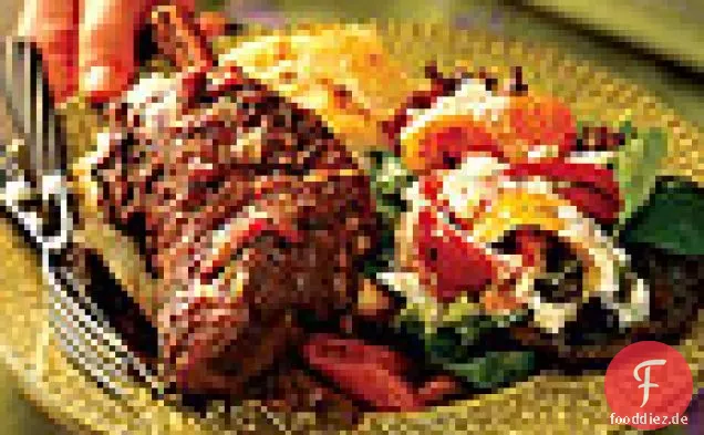 Wein Geschmorte lammkeulen mit Herbes de Provence