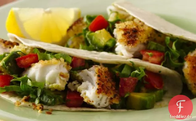 Zitronen-Pfeffer Fisch-Tacos