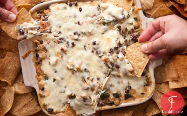 Spicy Chicken und Chile Taco Dip