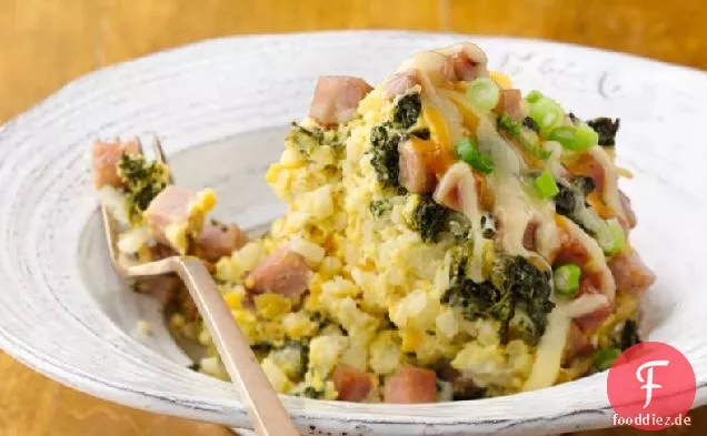Slow-Cooker-Schinken-Ei-Frühstücksauflauf